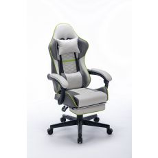 ePlayGame Gejmerska stolica HC-4095 FABRIC-LGS, svetlo siva