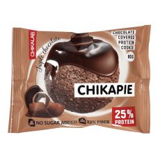 CHIKALAB - CHIKAPIE Čokoladom preliven proteinski cookie sa punjenjem Trojna čokolada 60g