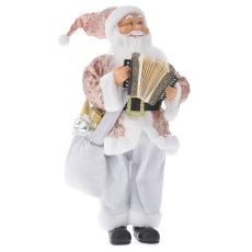 ENA Novogodišnja figura Deda Mraz muzički 45 cm 24971