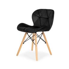 FREJA Trpezarijska stolica, crna