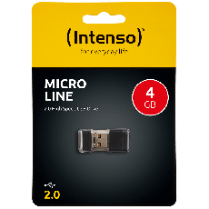 (Intenso) USB Flash drive 4GB Hi-Speed USB 2.0, Micro Line - ML4