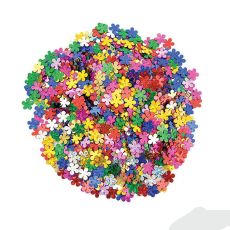 Dekorativne konfete cvetiĆi 6x6mm 14g unl-0843