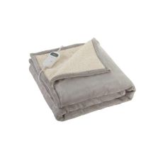 Električno fleece ćebe 180x130cm, siva