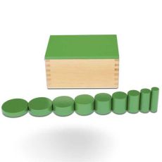 MONTESSORI Kutija sa cilindrom zelena
