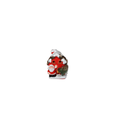 SIGMA Novogodišnja figura Crvena kućica 9 x 12 cm, 3164043