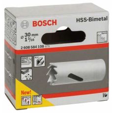 BOSCH Testera za otvore HSS-bimetal za standardne adaptere 2608584108, 30 mm, 1 3/16