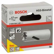 BOSCH Testera za otvore HSS-bimetal za standardne adaptere 2608584140, 17 mm, 11/16