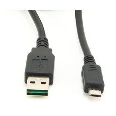 GEMBIRD Adapter kabl, USB 2.0 na USB Micro, obostrani, CC-mUSB2D-1M, 1m, crna