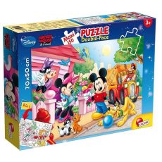 LISCIANI Puzzle Maxi Miki Maus 2u1 složi I oboji -150 delova