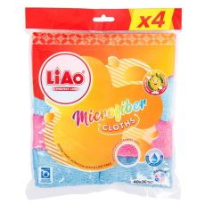 LIAO Mikrofiber Krpe za Čišćenje 4/1 G130063 – Mikrofiber Krpa za Brisanje Automobila i Doma