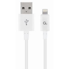 GEMBIRD USB kabl na Lightning, CC-USB2P-AMLM-2M-W, 2m, bela
