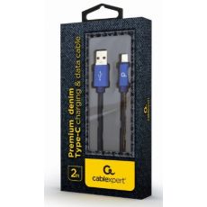 GEMBIRD USB Type-C kabl, CC-USB2J-AMCM-2M-BL, 2m, plava