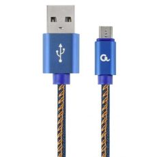 GEMBIRD Micro-USB kabl, CC-USB2J-AMmBM-2M-BL, 2 m, plava