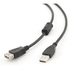 GEMBIRD CCF-USB2-AMAF-15 USB 2.0 A-plug A-socket kabl with ferrite core 4.5m