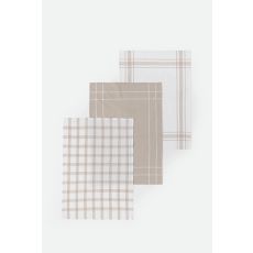 STEFAN Set kuhinjskih krpa 3/1 45x65cm, bež