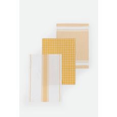 STEFAN Set kuhinjskih krpa 3/1 45x65cm, žuta