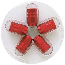 SUMEX Kapice ventila  aluminijumske crvene set 5kom