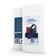 GEMBIRD Alkoholne maramice za čišćenje, microfiber CK-AWW50-01, 50 kom
