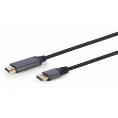 GEMBIRD DisplayPort na HDMI, CC-DP-HDMI-4K-6, Premium Series, 1.8m