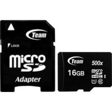 TEAM GROUP TeamGroup MICRO SDHC 16GB UHS-I +SD Adapter TUSDH16GCL10U03