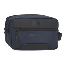 PEPE JEANS BROMLEY muški neseser sa 2 pregrade - teget