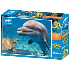 PRIME 3D PUZZLE - Animal Planet Delfinu 500 delova
