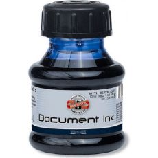KOH-I-NOOR Mastilo za dokumenta u staklenoj bočici crno 50gr 141601