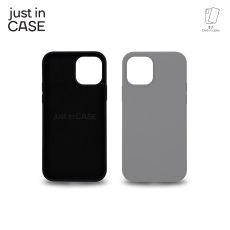 JUST IN CASE 2u1 Extra case MIX za iPhone 12, crna/siva