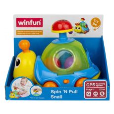 WINFUN Edukativna igračka puž Spin N Pull 000674