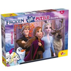 LISCIANI Puzzle Frozen II 2u1 složi I oboji -108 delova