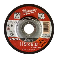 MILWAUKEE Brusna ploča za metal PRO+ 115 x 6 x 22.2 mm
