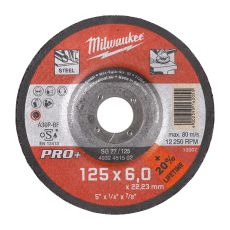 MILWAUKEE Brusna ploča za metal PRO+ 125 x 6 x 22.2 mm