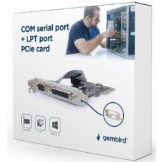 GEMBIRD PEX-COMLPT-01 COM serial port+LPT port PCI-Express add-on card