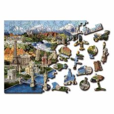 WOODEN CITY Drvene puzzle - Znamenitosti M