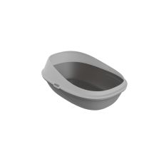PETMAX Toalet za mačke otvoreni granit 59x39x23 cm