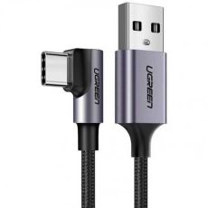UGREEN USB kabl ugaoni USB-C m. na USB2.0 A US284, crna