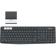 Logitech K375s Multi-Device, Wireless Keyboard and Stand Combo Graphite, US