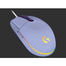 LOGITECH Gaming miš G102 Lightsync USB, ljubičasta