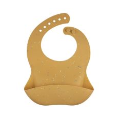 CANPOL BABIES SILIKONSKA PORTIKLA SA DZEPOM DOTS 51/029 YELLOW