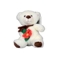 DIZI TOYS PLISANA IGRACKA 20CM MEDA SA CVETOM, 0+