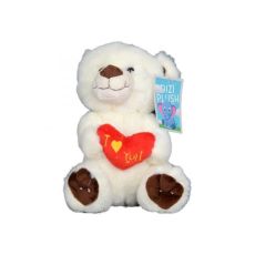 DIZI TOYS PLISANA IGRACKA 20CM MEDA SA SRCEM, 0+