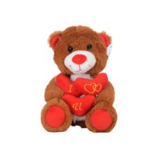 DIZI TOYS PLISANA IGRACKA 20CM MEDA SA SRCEM, 0+