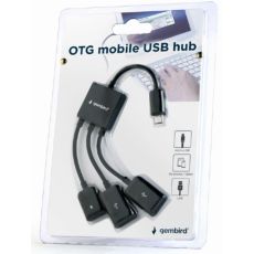 GEMBIRD Adapter, 2xUSB na Micro USB, UHB-OTG-02 OTG