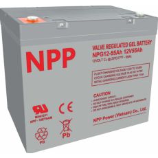 NPP NPG12V-55Ah, GEL BATTERY, C20=55AH