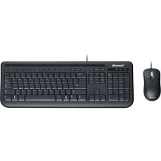 MICROSOFT Žična tastatura + miš Desktop Set 600, crna
