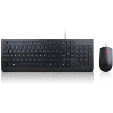 LENOVO Žična tastatura + miš Essential, 4X30L79923, SRB, crna