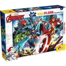 LISCIANI Puzzle Maxi Marvel Avengers 2u1 složi I oboji -150 delova
