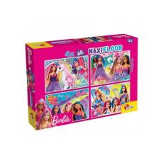 Lisciani Slagalica 4 x 48 pcs maxi Barbie 2u1 složi I oboji