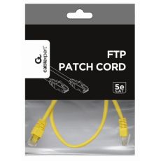 GEMBIRD PP22-0.5M/Y Mrezni kabl FTP Cat5e Patch cord, 0.5m yellow