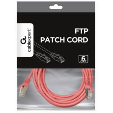 GEMBIRD PP6-3M/RO Mrezni kabl,CAT6 FTP Patch cord 3m pink